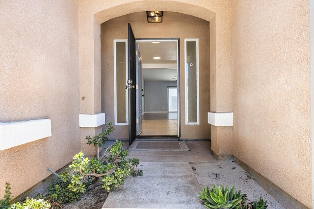 6254 E Bellaire Way, Fresno, CA 93727 - view of exterior entry with stucco siding