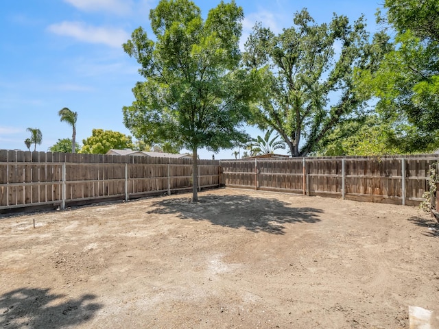 view of fenced yard