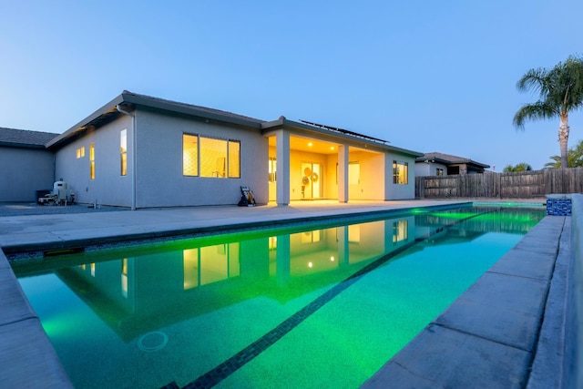 3636 Elberta Cir, Dinuba, CA 93618 - view of swimming pool with fence and a patio area