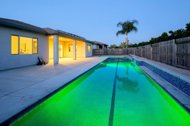 3636 Elberta Cir, Dinuba, CA 93618 - view of swimming pool with a fenced backyard and a patio area