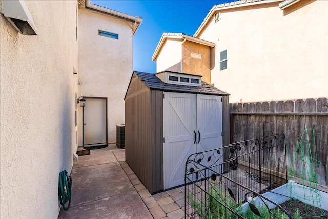 1117 E Royal Dornoch Ave, Fresno, CA 93730 - view of shed with central air condition unit