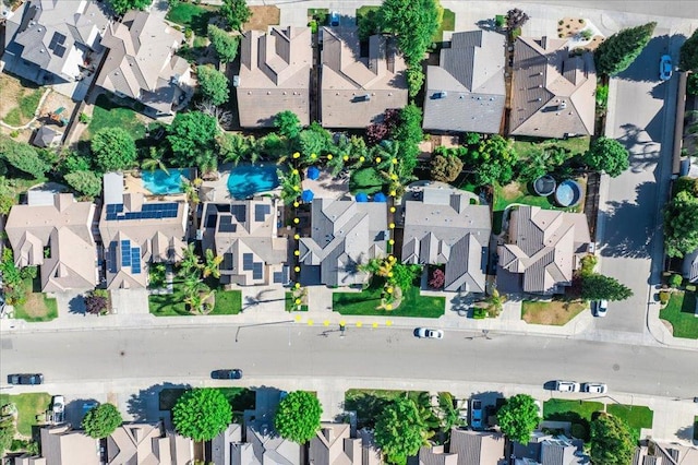 1117 E Royal Dornoch Ave, Fresno, CA 93730 - aerial view of property and surrounding area with nearby suburban area