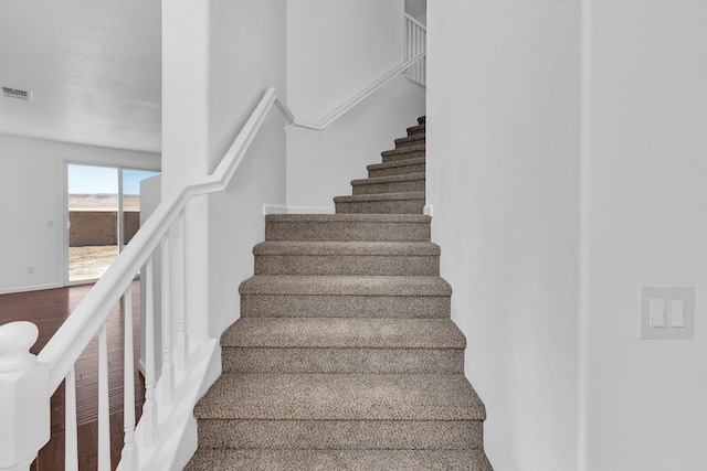 view of stairs