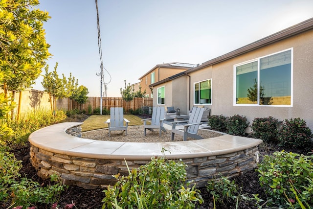 1163 Maclure Ave W, Madera, CA 93636 - view of patio / terrace featuring a fenced backyard