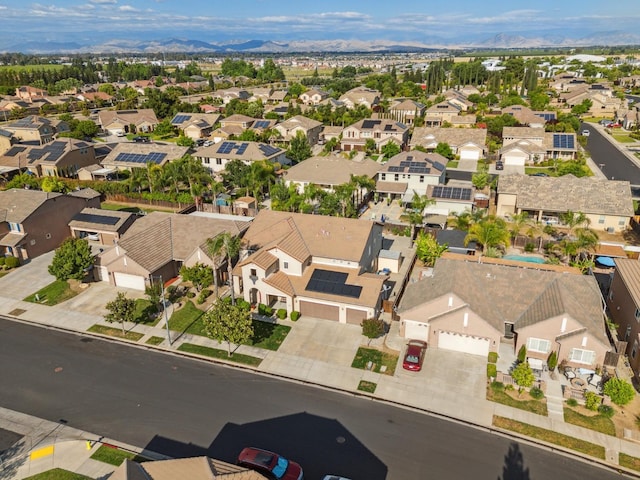 2865 Maine Ave, Clovis, CA 93619 - aerial view of residential area featuring a mountainous background