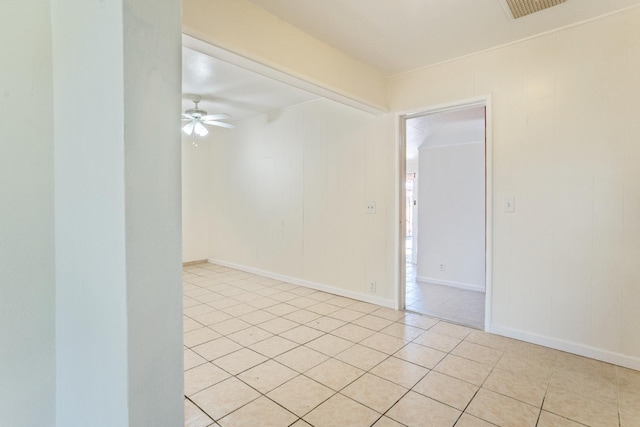 324 E San Mateo St, Avenal, CA 93204 - empty room featuring light tile patterned flooring and a ceiling fan