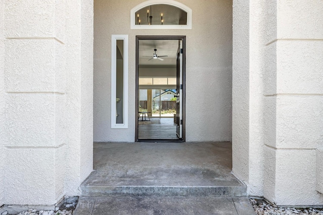 1801 E Omaha Ave, Fresno, CA 93720 - entrance to property with stucco siding