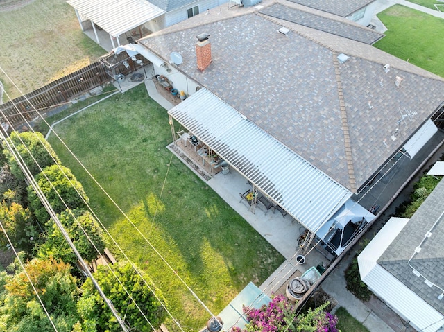 3356 E Austin Way, Fresno, CA 93726 - view from above of property