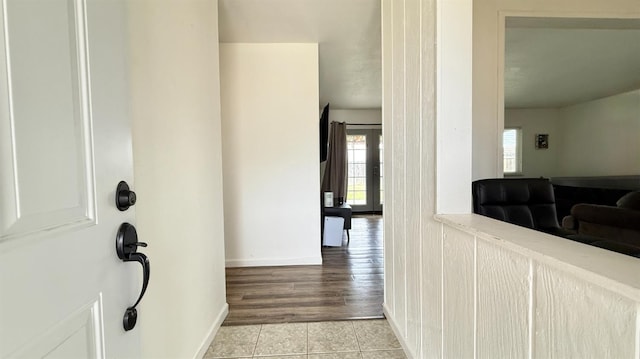 1380 Elaine Dr, Hanford, CA 93230 - entrance foyer featuring light tile patterned flooring and baseboards