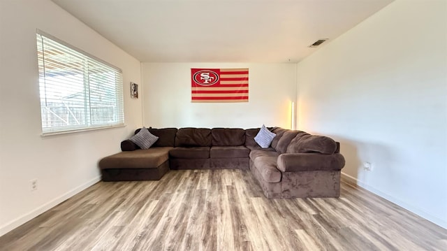 1380 Elaine Dr, Hanford, CA 93230 - living room with wood finished floors and baseboards