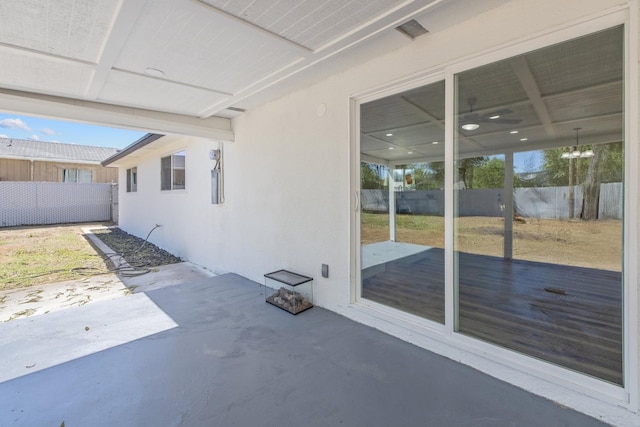 336 W Locust Ave, Pinedale, CA 93650 - view of patio with a fenced backyard