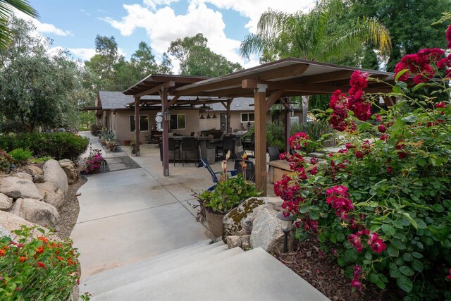 view of patio / terrace with outdoor dining space