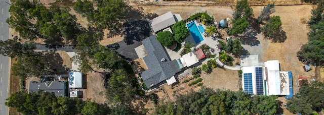aerial view of property's location