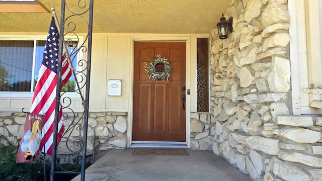 1205 Pine St, Selma, CA 93662 - view of exterior entry featuring stone siding
