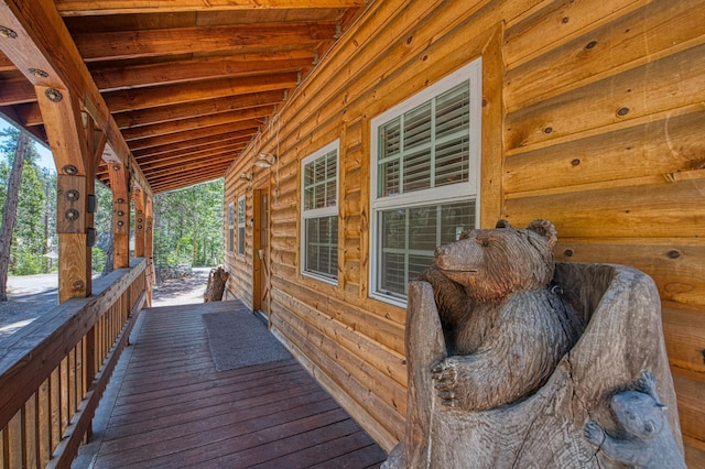 41533 Indian Rock Rd, Shaver Lake, CA 93664 - view of wooden deck