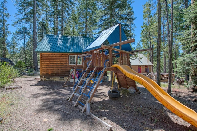 41533 Indian Rock Rd, Shaver Lake, CA 93664 - view of jungle gym