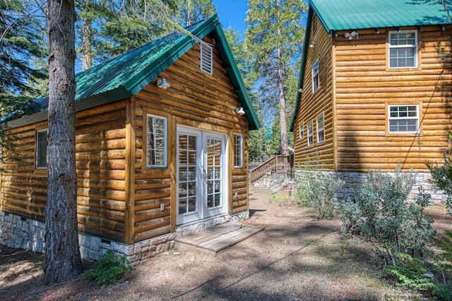 41533 Indian Rock Rd, Shaver Lake, CA 93664 - view of outdoor structure with an outdoor structure and stairs
