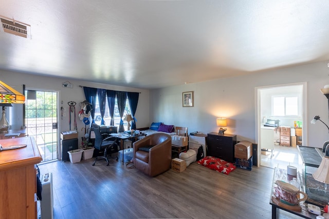 1428 E Simpson, Fresno, CA 93704 - living room featuring wood finished floors