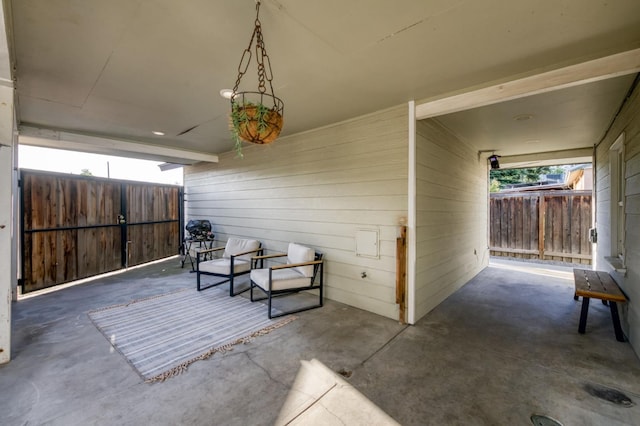 3519 N Van Ness Blvd, Fresno, CA 93704 - view of patio / terrace with fence