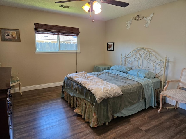 1489 Celeste Ave, Clovis, CA 93611 - bedroom featuring wood finished floors, baseboards, and ceiling fan