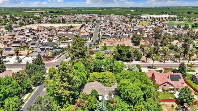 aerial perspective of suburban area