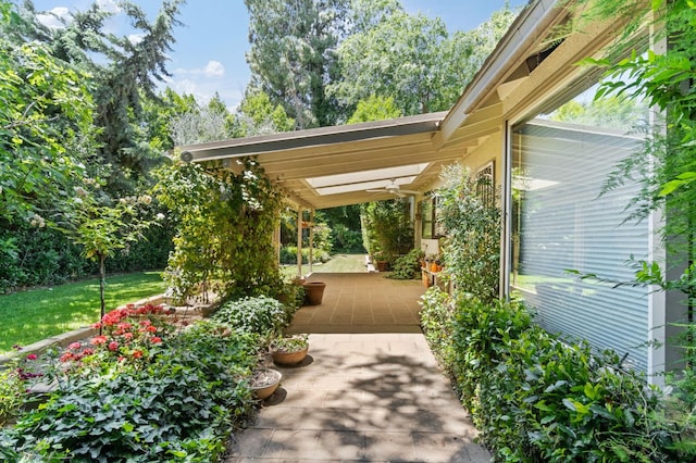 view of patio