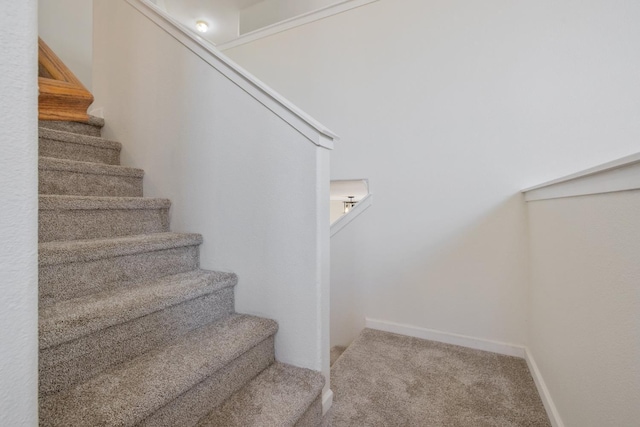 3225 N Mendonca St, Visalia, CA 93291 - stairs with carpet and baseboards