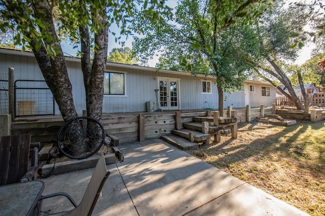 47438 Cheyenne Rd, Coarsegold, CA 93614 - back of house featuring french doors and a patio