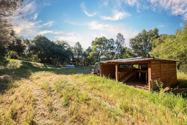 47438 Cheyenne Rd, Coarsegold, CA 93614 - view of yard with an outbuilding and an outdoor structure