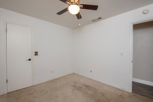 47438 Cheyenne Rd, Coarsegold, CA 93614 - carpeted empty room featuring ceiling fan, a smoke detector, and baseboards