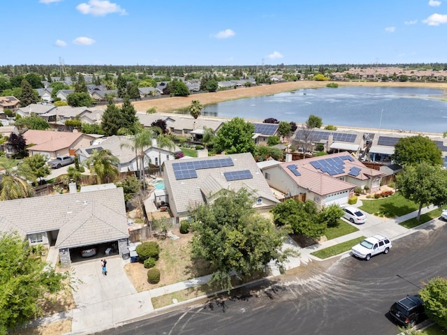 5532 N Cleo Ave, Fresno, CA 93722 - aerial perspective of suburban area featuring a large body of water
