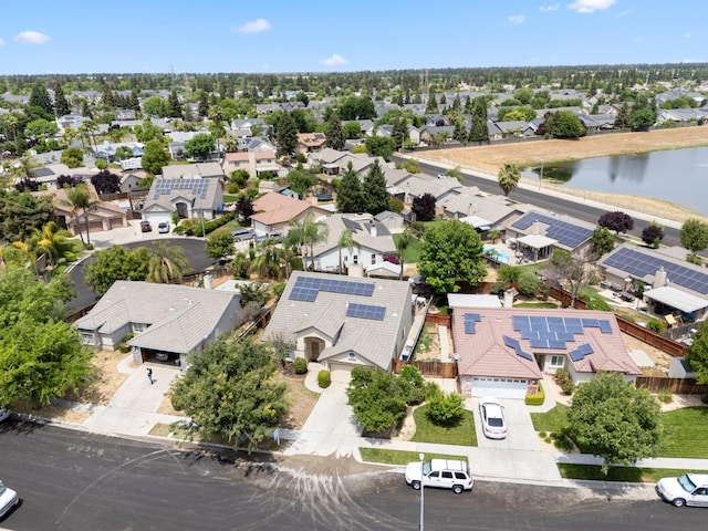 5532 N Cleo Ave, Fresno, CA 93722 - aerial view of residential area with a large body of water