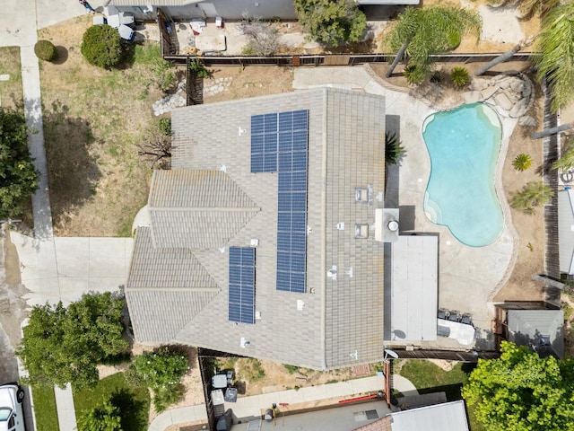 5532 N Cleo Ave, Fresno, CA 93722 - aerial view of a pool area