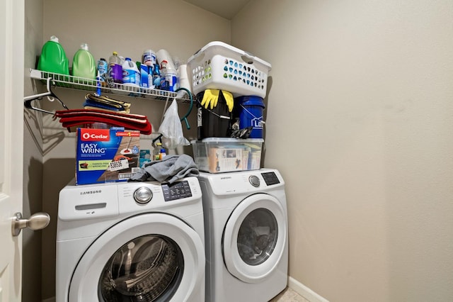 3874 Hampton Way, Clovis, CA 93619 - washroom featuring washer and dryer