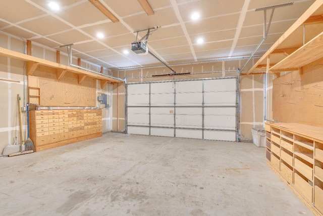 373 W Houston Ave, Clovis, CA 93611 - garage featuring a garage door opener