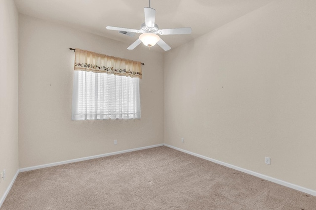 373 W Houston Ave, Clovis, CA 93611 - carpeted spare room with baseboards and ceiling fan