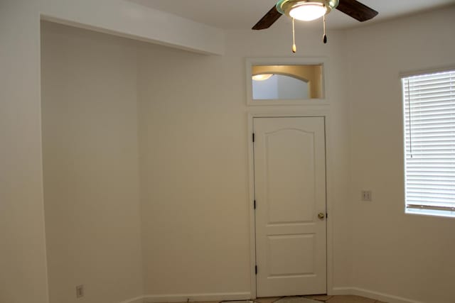 373 W Houston Ave, Clovis, CA 93611 - unfurnished room featuring ceiling fan and baseboards