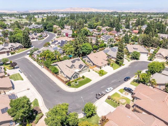 373 W Houston Ave, Clovis, CA 93611 - aerial perspective of suburban area with a mountain backdrop