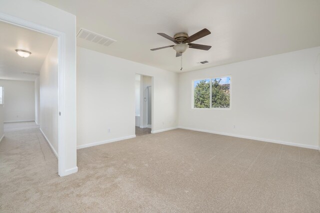 798 S Burgan Ave, Fresno, CA 93727 - carpeted spare room featuring a ceiling fan, plenty of natural light, and baseboards