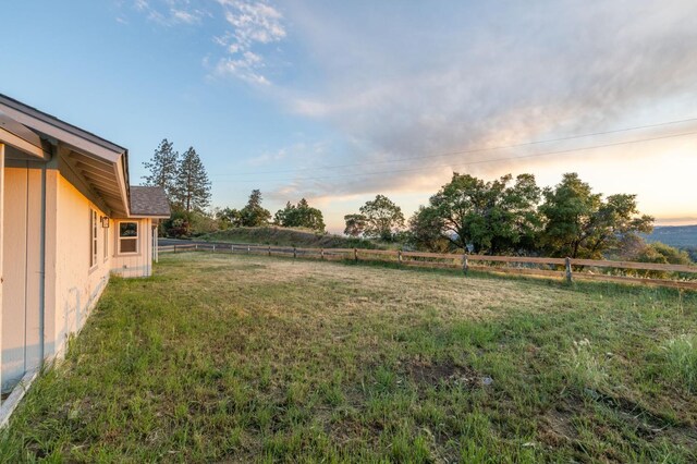 5664 Clouds Rst, Mariposa, CA 95338 - yard at dusk with a rural view
