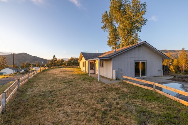 5664 Clouds Rst, Mariposa, CA 95338 - back of house featuring a mountain view