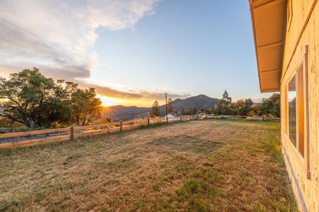 5664 Clouds Rst, Mariposa, CA 95338 - view of yard featuring a mountain view and a rural view