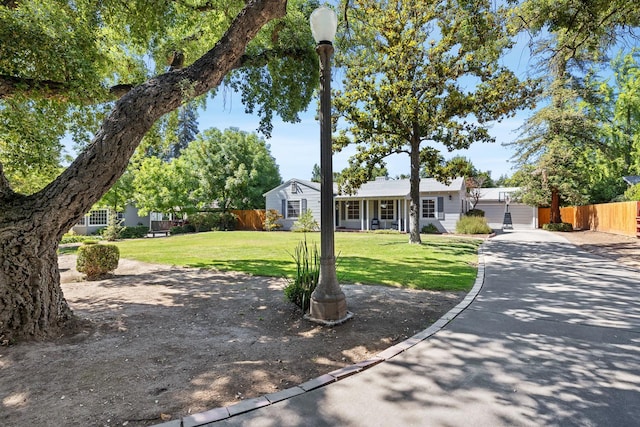 view of ranch-style home