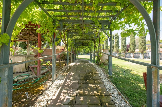 8067 E Belmont Ave, Fresno, CA 93737 - surrounding community featuring a pergola