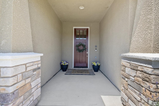 6326 W Sweet Ct, Visalia, CA 93291 - entrance to property featuring stucco siding