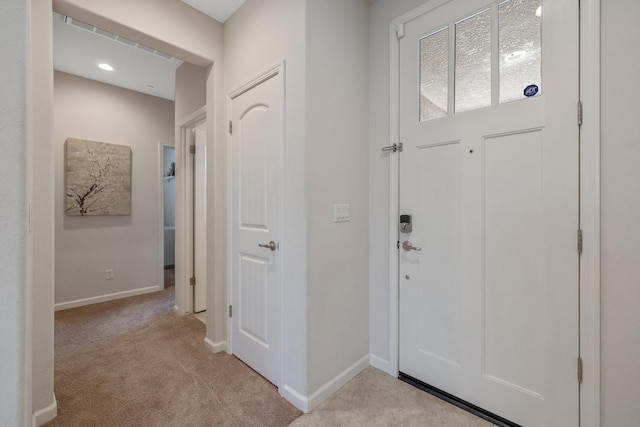 6326 W Sweet Ct, Visalia, CA 93291 - entrance foyer with light colored carpet and baseboards