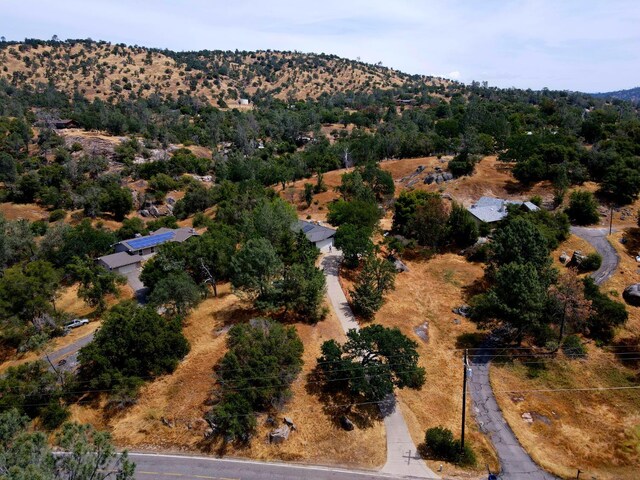 41549 Long Hollow Dr, Coarsegold, CA 93614 - aerial view of property and surrounding area with a mountain backdrop