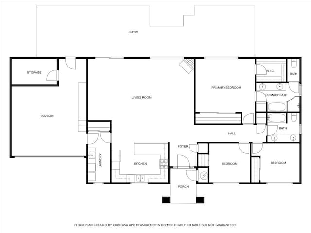 6458 N Warren Ave, Fresno, CA 93711 - floor plan / room layout