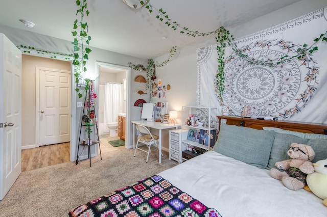 3507 Significant Way, Clovis, CA 93619 - carpeted bedroom featuring ensuite bath and baseboards