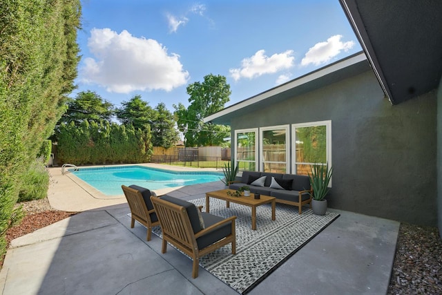 2712 Westgate Dr, Madera, CA 93637 - view of pool with a patio, a fenced backyard, and outdoor lounge area